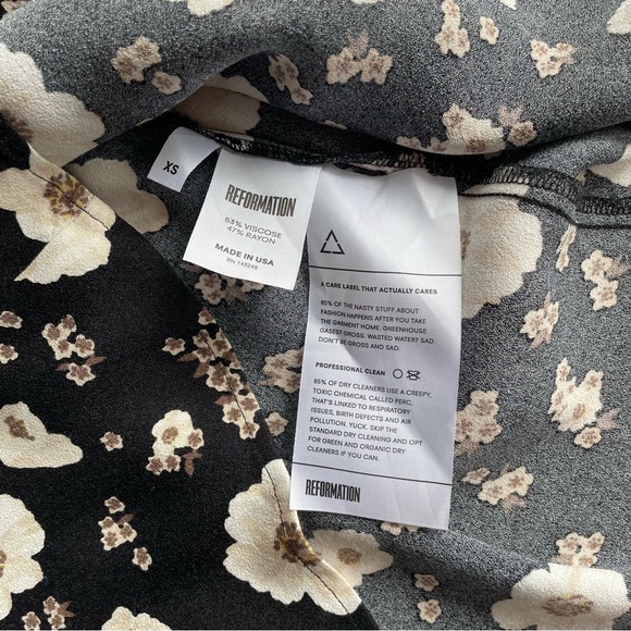 Reformation Framboise Floral Off Shoulder Top - Picture 6 of 8